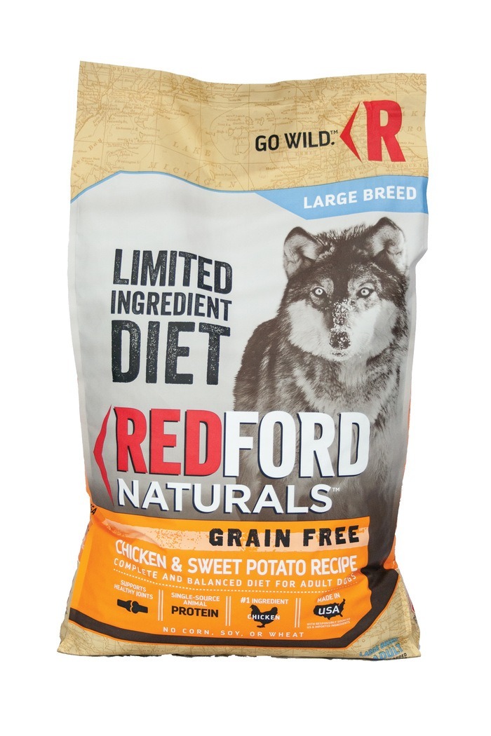 Redford Naturals Limited Ingredient Diet Grain Free Large Breed Chicken & Sweet Potato Recipe Adult 