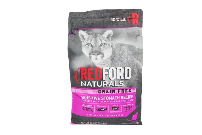 Redford Naturals Grain Free Sensitive Stomach Recipe Adult Cat Food, 12 Pounds