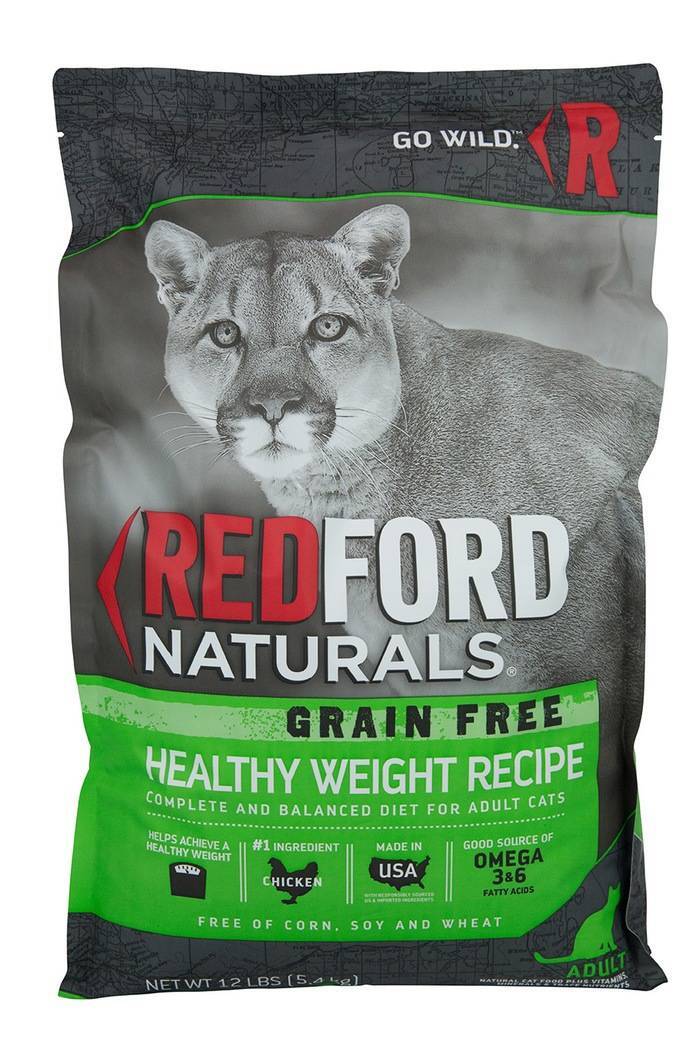 Redford Naturals Grain Free Healthy Weight Chicken Recipe Adult Cat Food, 12 Pounds