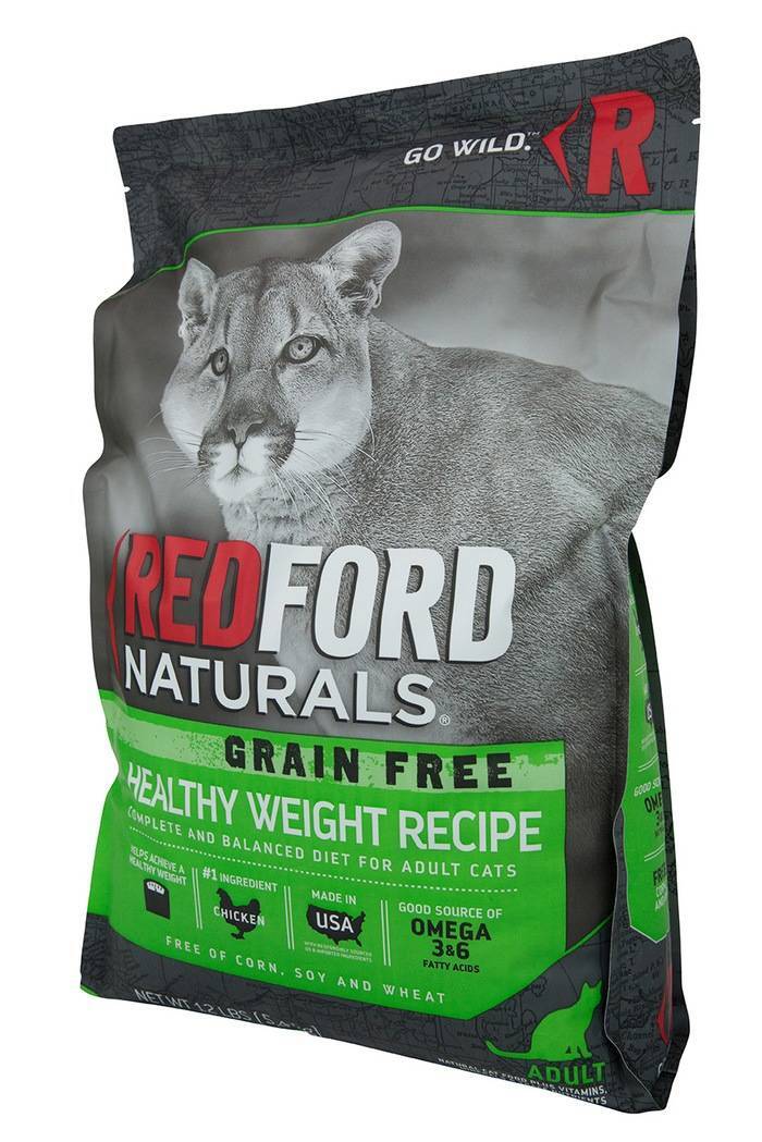 Redford Naturals Grain Free Healthy Weight Chicken Recipe Adult Cat Food, 12 Pounds