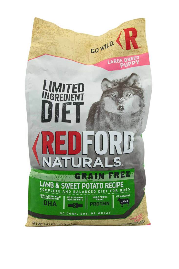 Redford Naturals Limited Ingredient Diet Grain Free Large Breed Puppy Lamb & Sweet Potato Recipe Dog