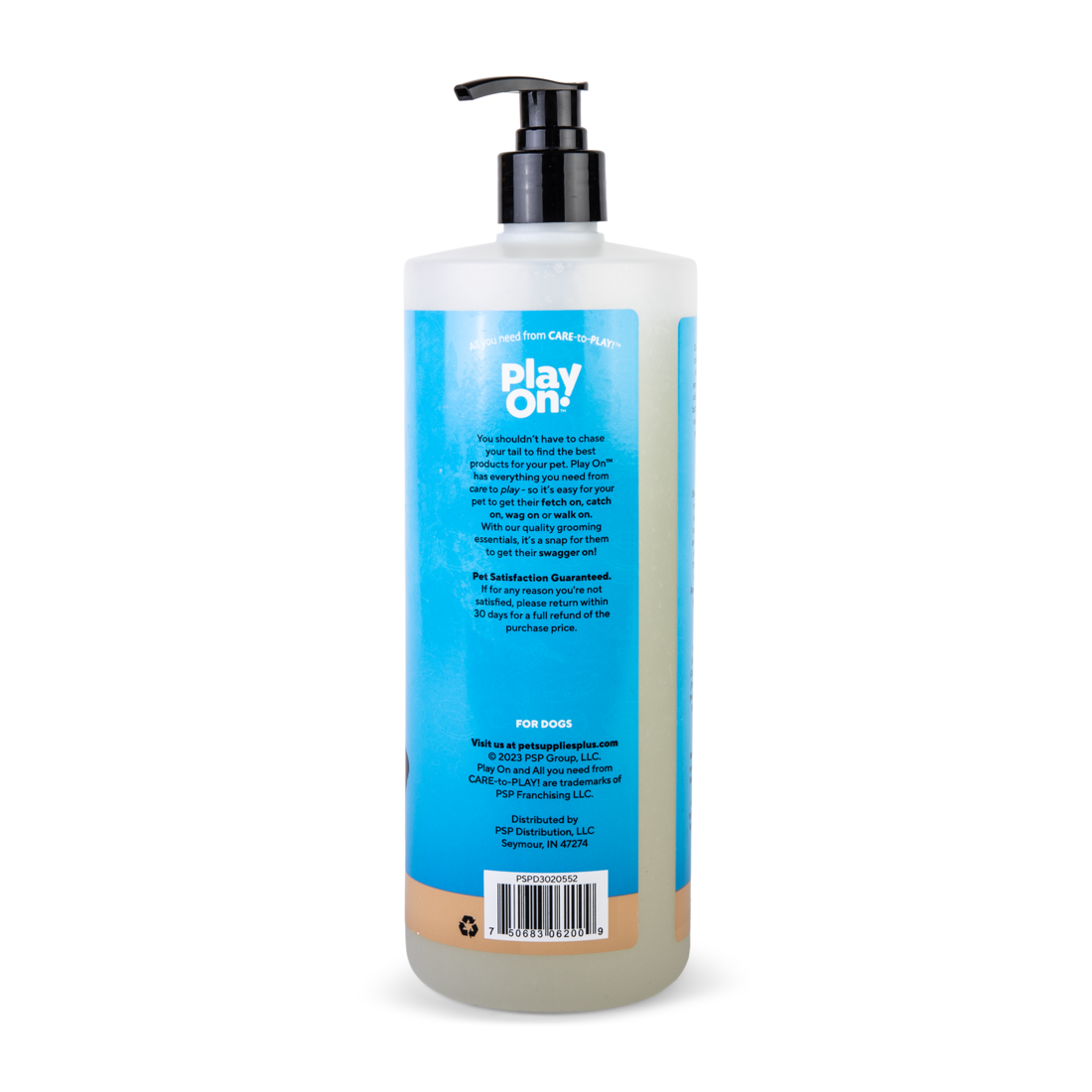 Play On Oatmeal Dog Shampoo, Vanilla Almond, 32 Ounces Pet