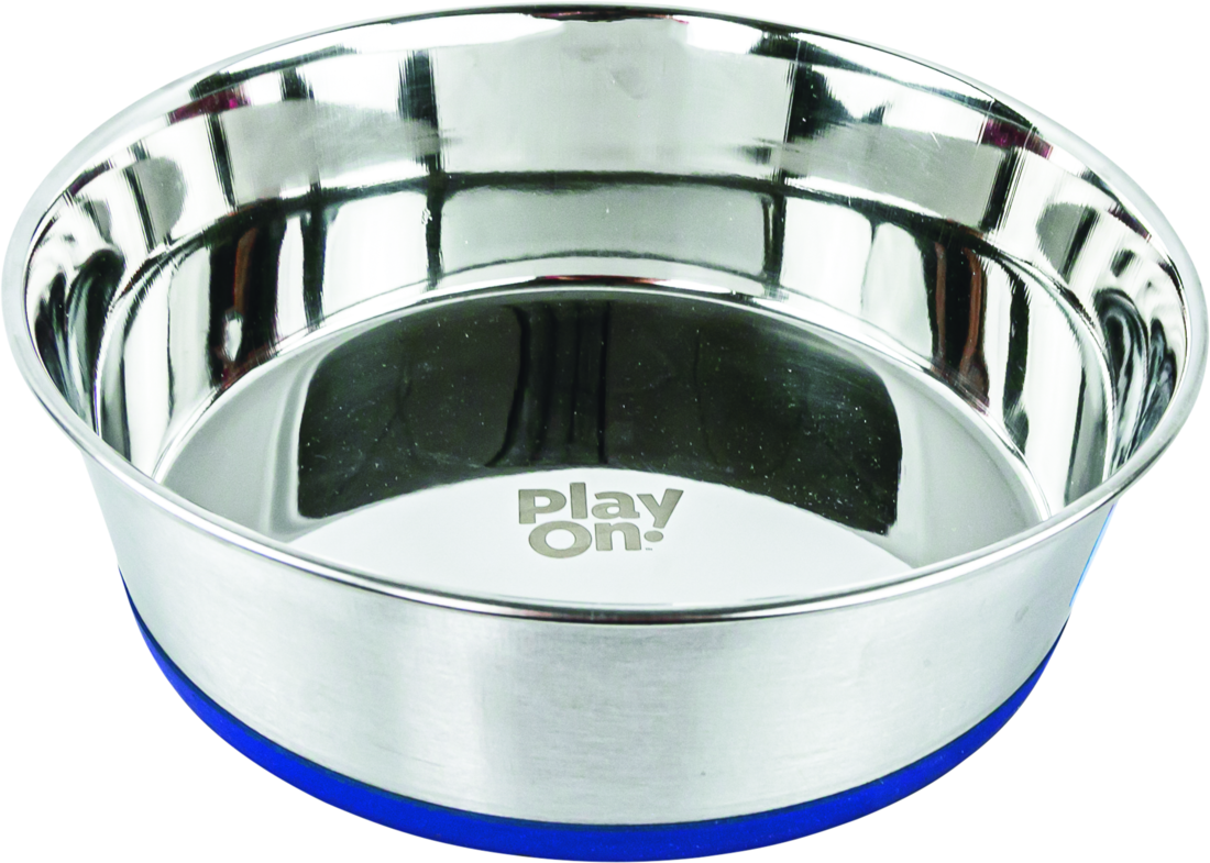 Play On Stainless Steel Bowl, 96 Ounces
