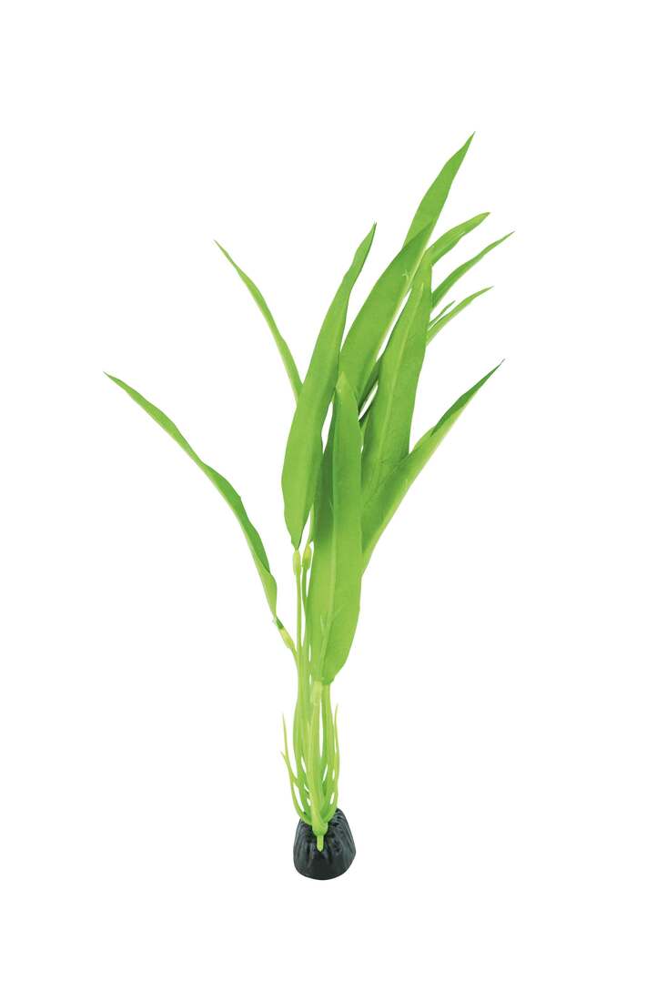 Fins First Plastic Plant Green, Large