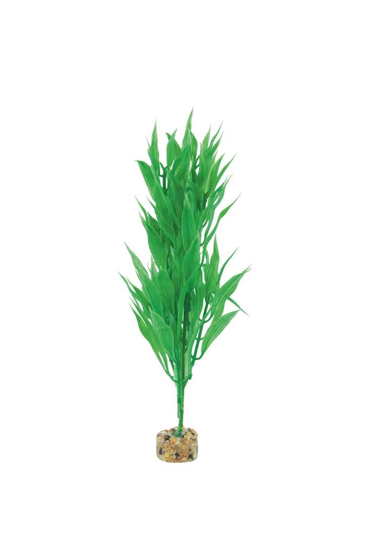 Fins First Plastic Plant Green, Medium