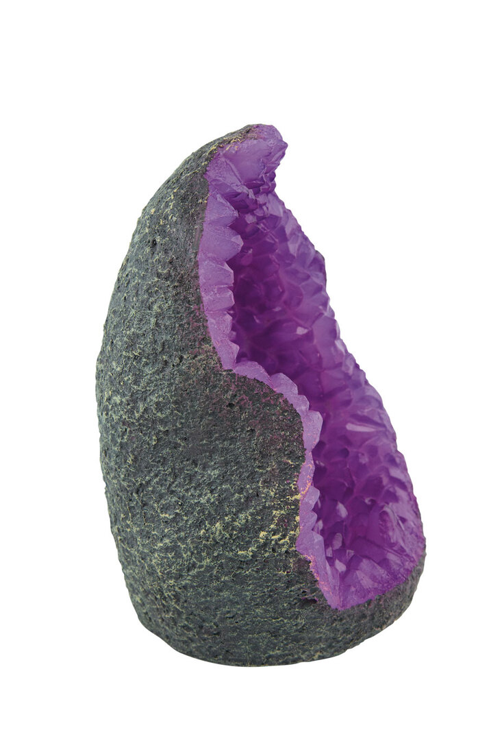 Fins First Led Light Up Crystal Geode, Medium