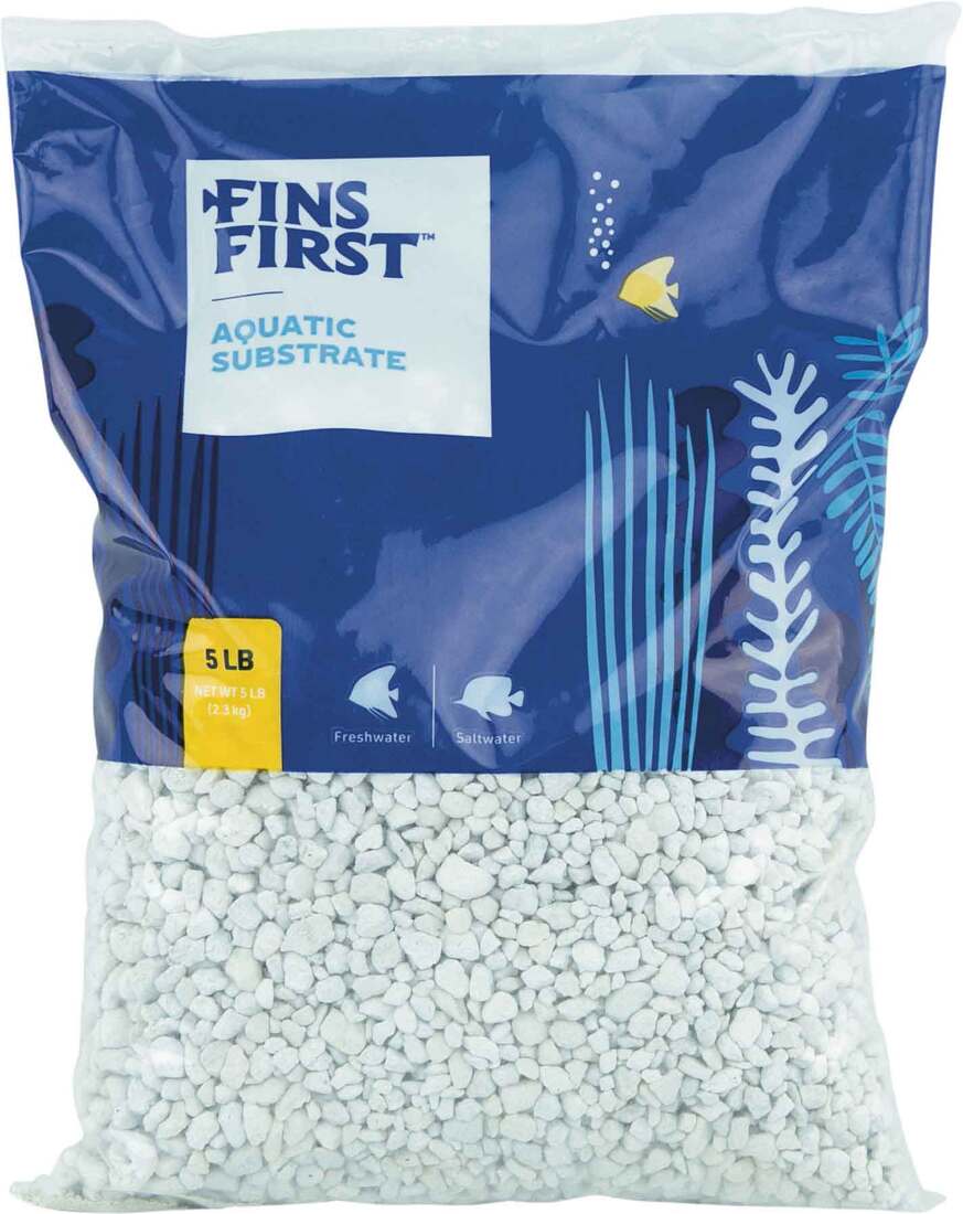 Fins First Gravel White Pearl, 5 Pounds