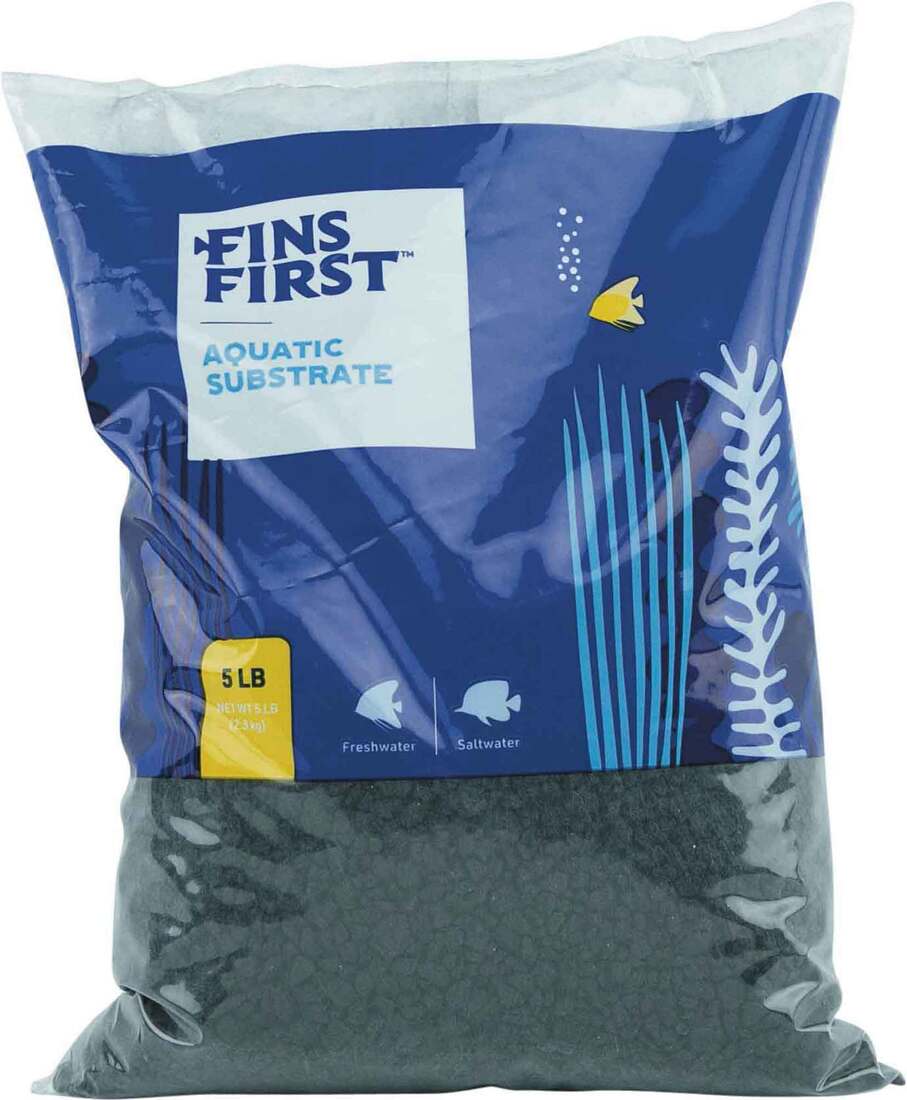 Fins First Gravel Black Pearl, 5 Pounds