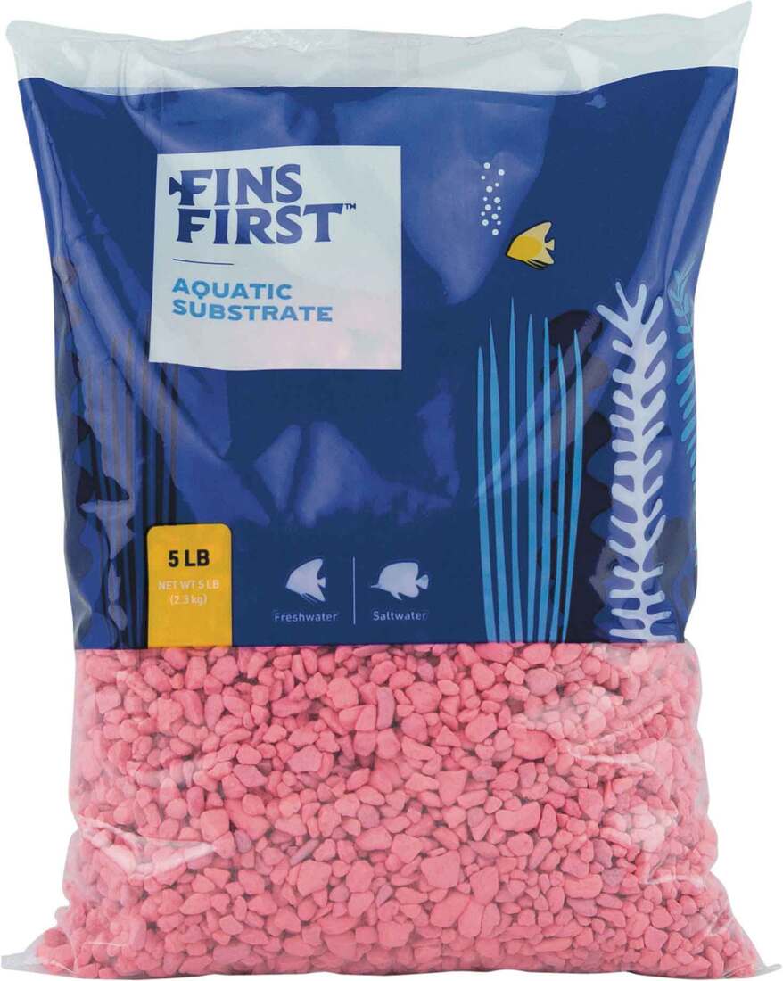 Fins First Gravel Cotton Candy, 5 Pounds