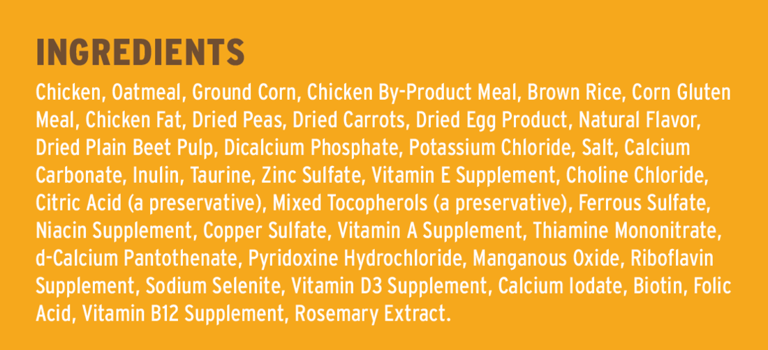 Hartwick Fields Adult Real Chicken & Whole Grains Recipe, 6 Pounds