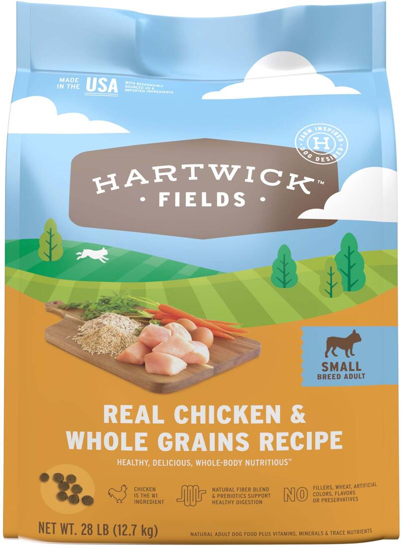 Hartwick Fields Small Breed Adult Real Chicken & Whole Grains Recipe, 28 Pounds