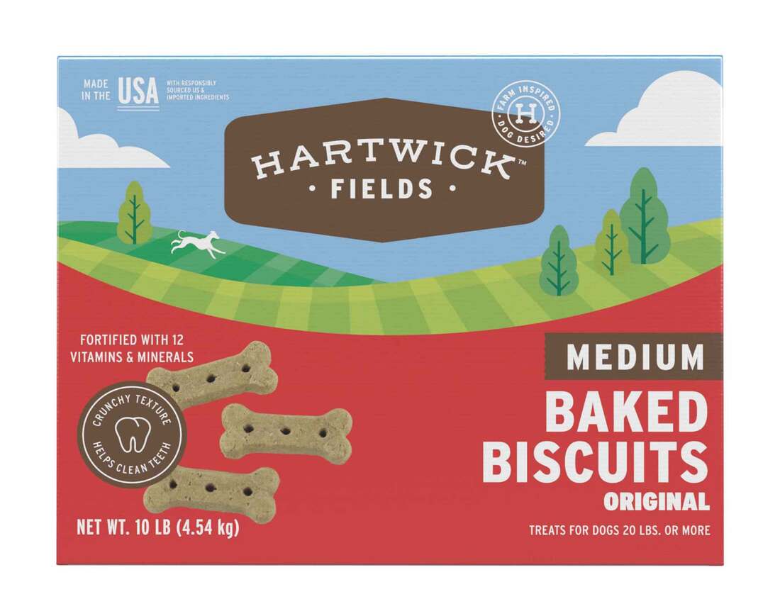 Hartwick Fields Medium Baked Biscuits, Original, 10 Pounds