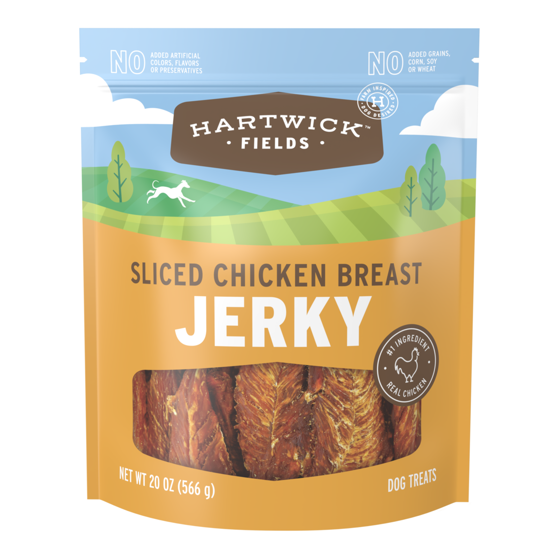Hartwick Fields Sliced Chicken Breast Jerky, 20 Ounces