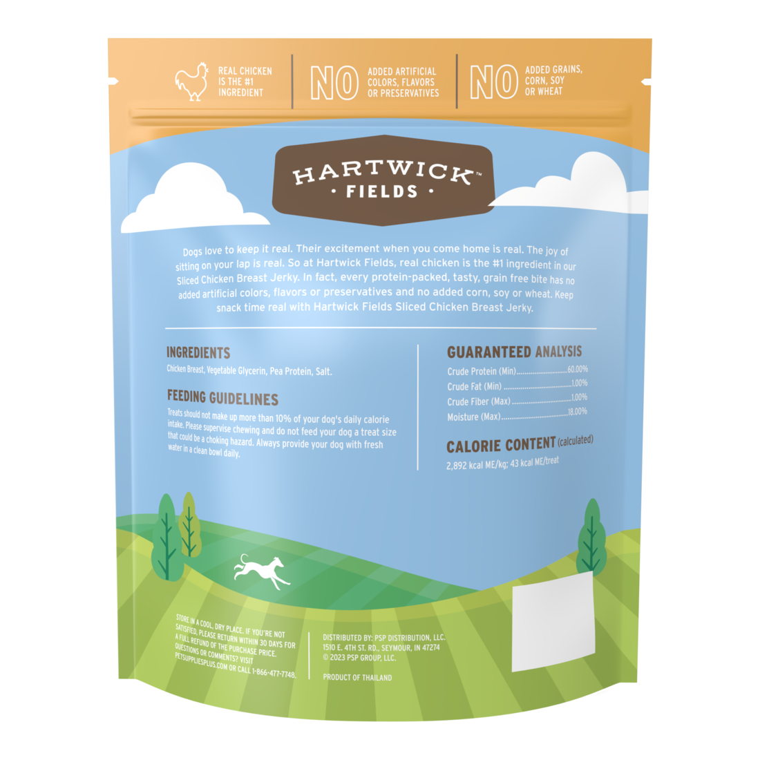 Hartwick Fields Sliced Chicken Breast Jerky, 20 Ounces