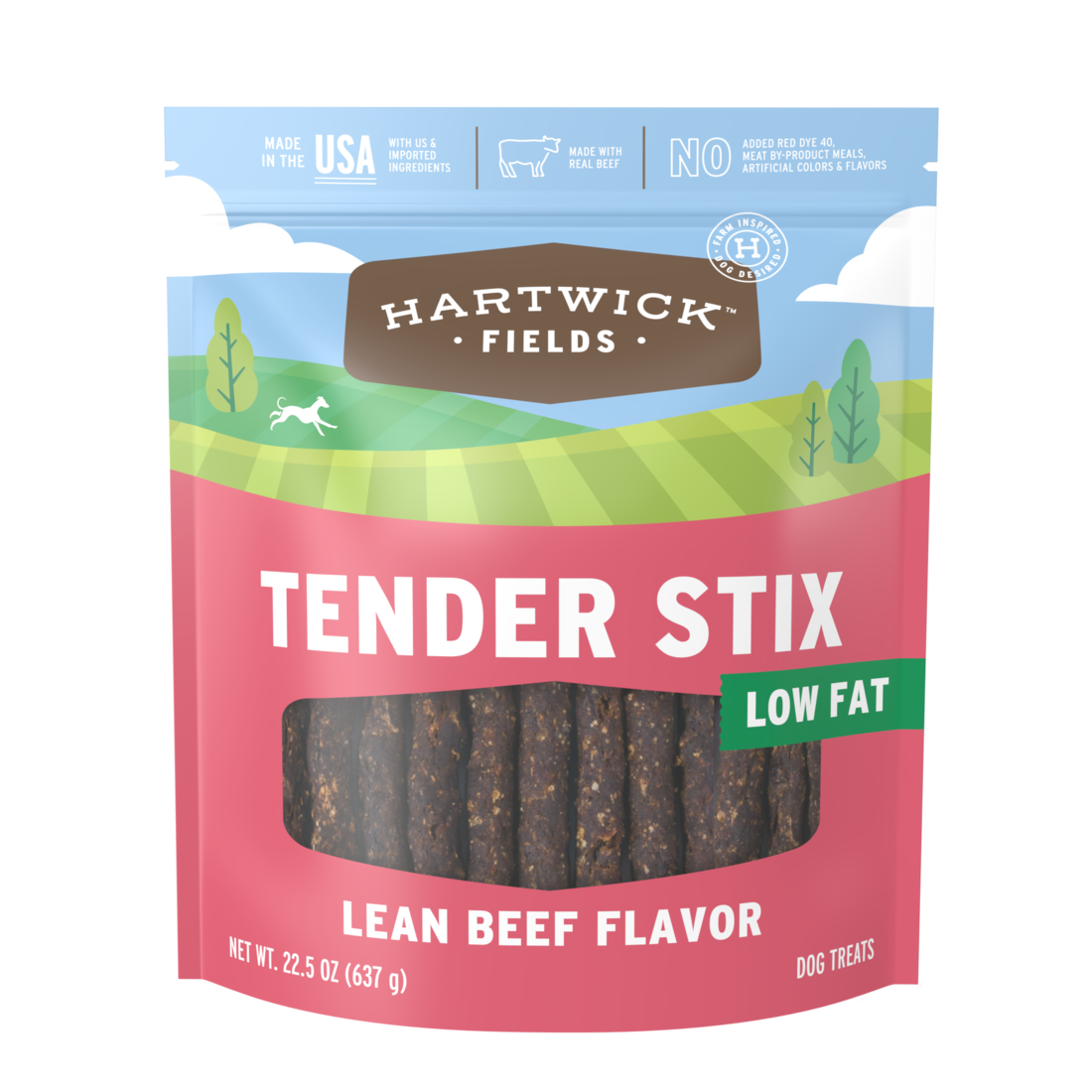 Hartwick Fields Tender Stix Lean Beef Flavor Dog Treats, 22.5 Ounces