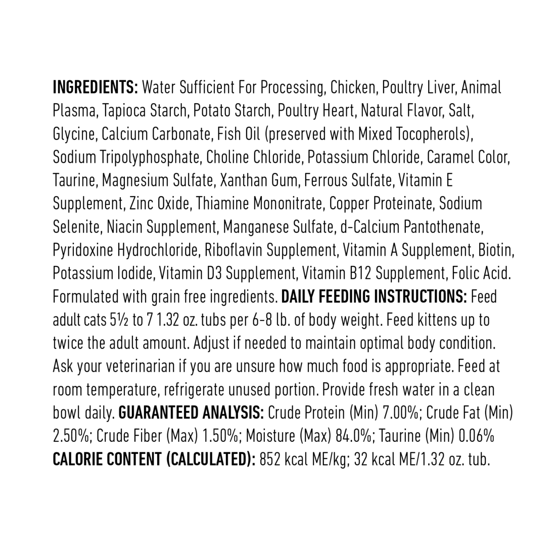 Mitten's Morsels Delish Duos Grain Free Cuts in Gravy Wet Cat Food, Chicken Entrée, 2.64 Ounces