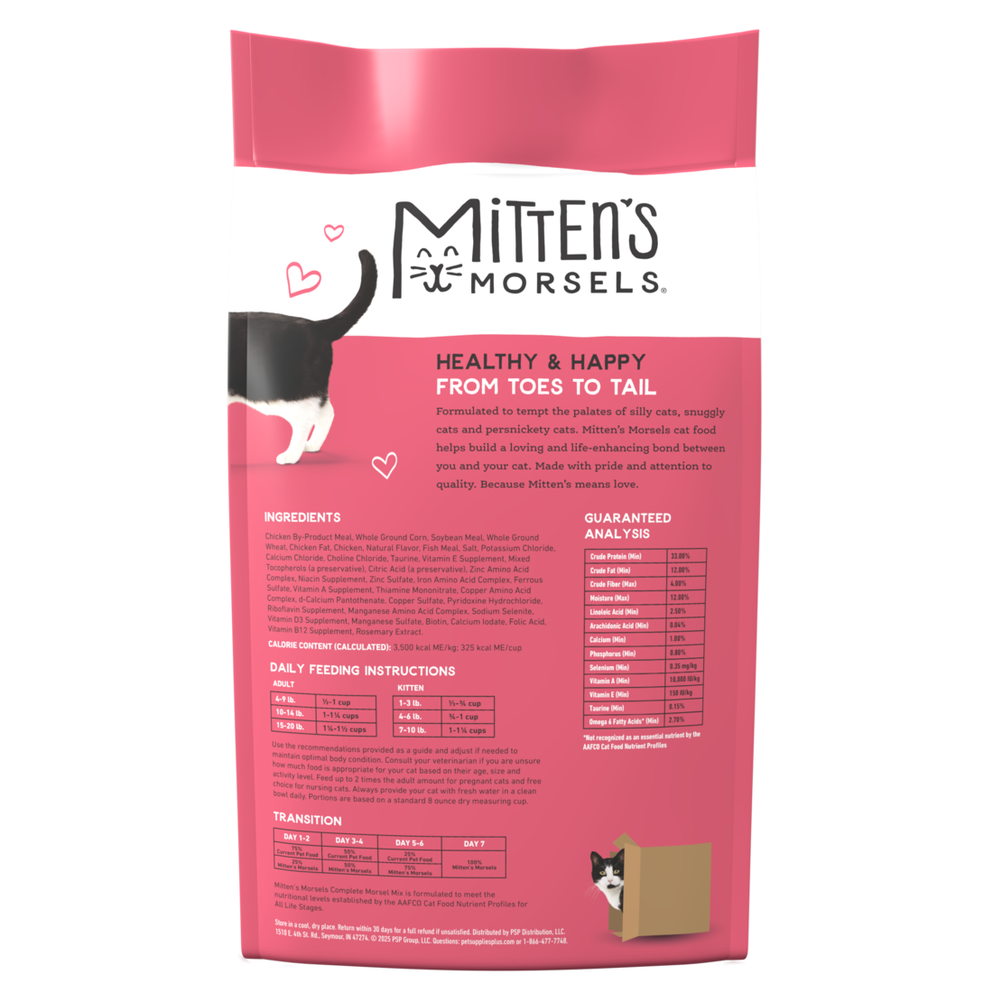 Mitten's Morsels Complete Morsel Mix Dry Cat Food, 15 pounds