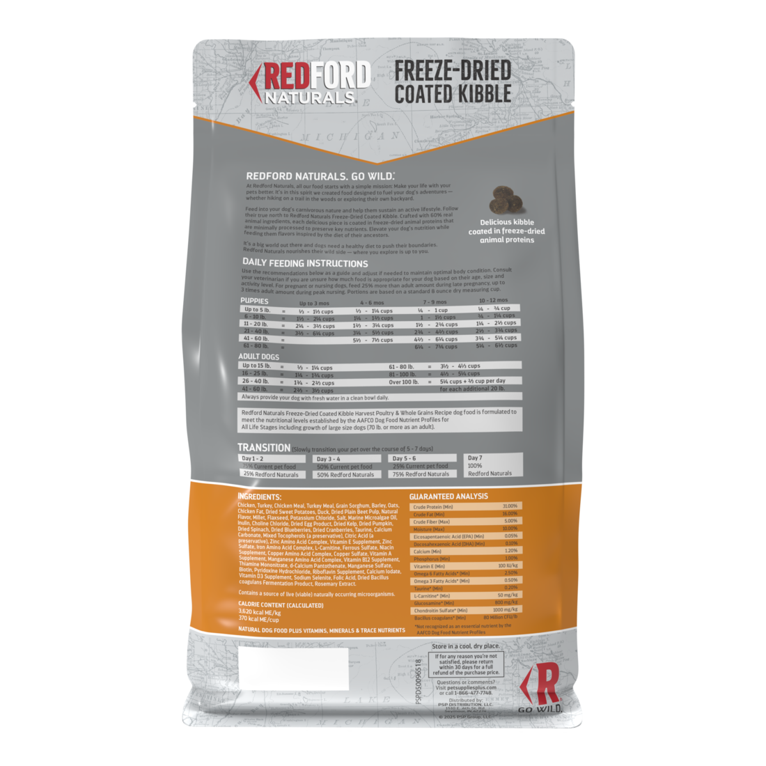 Dog Food Dry Food Redford Naturals Freeze-Dried Coated Kibble Dry Dog ...