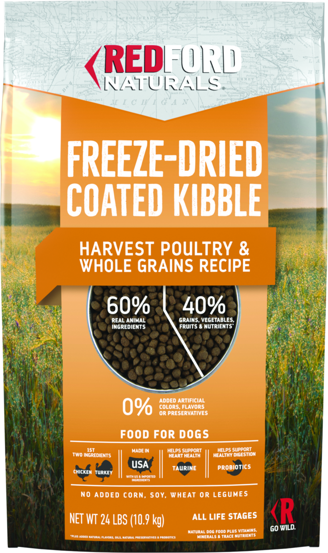 Dog Food Dry Food Redford Naturals Freeze-Dried Coated Kibble Dry Dog ...
