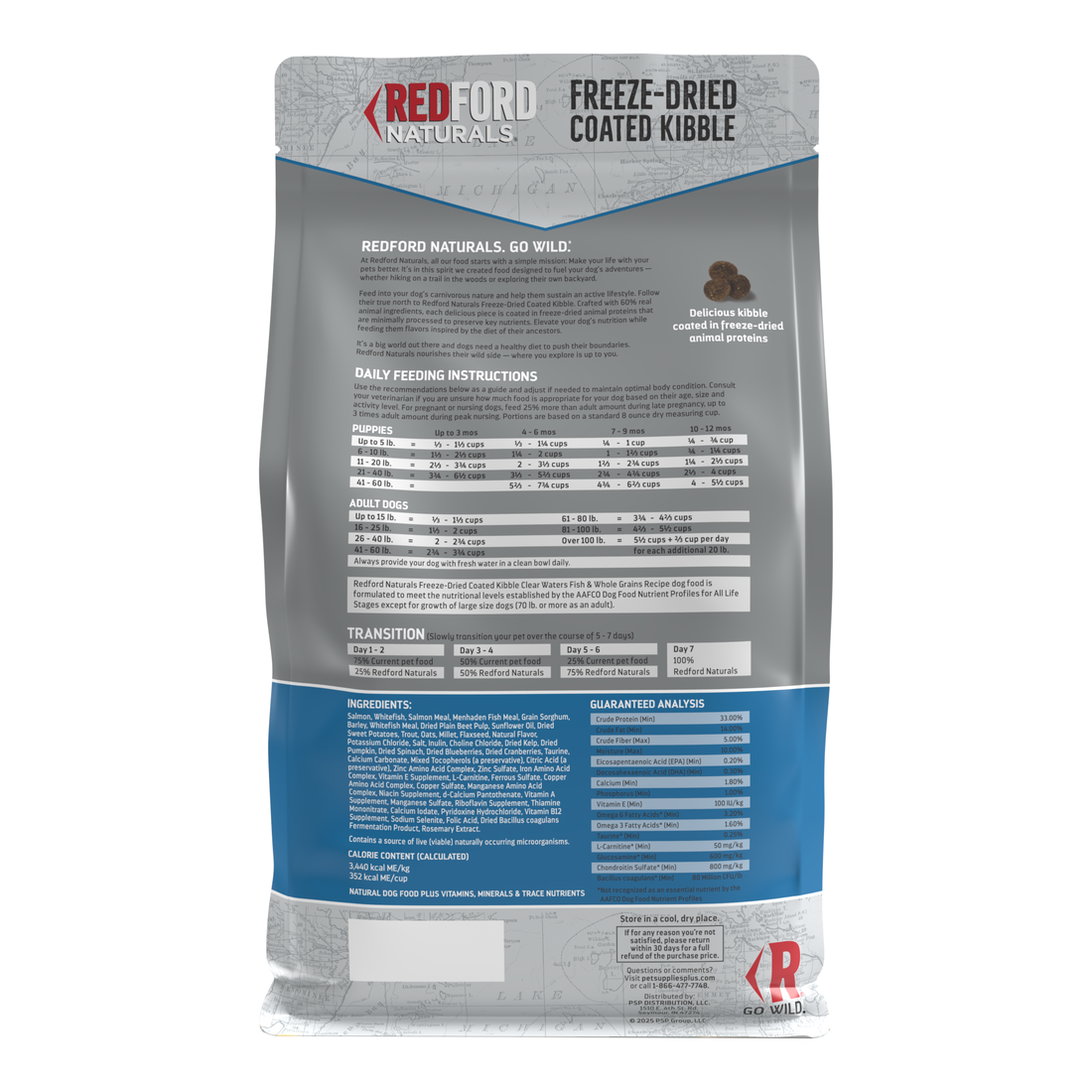 Dog Food Dry Food Redford Naturals Freeze-Dried Coated Kibble Dry Dog ...