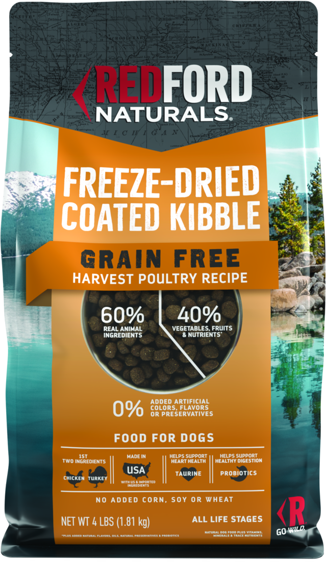 Dog Food Dry Food Redford Naturals Grain Free Freeze-Dried Coated ...