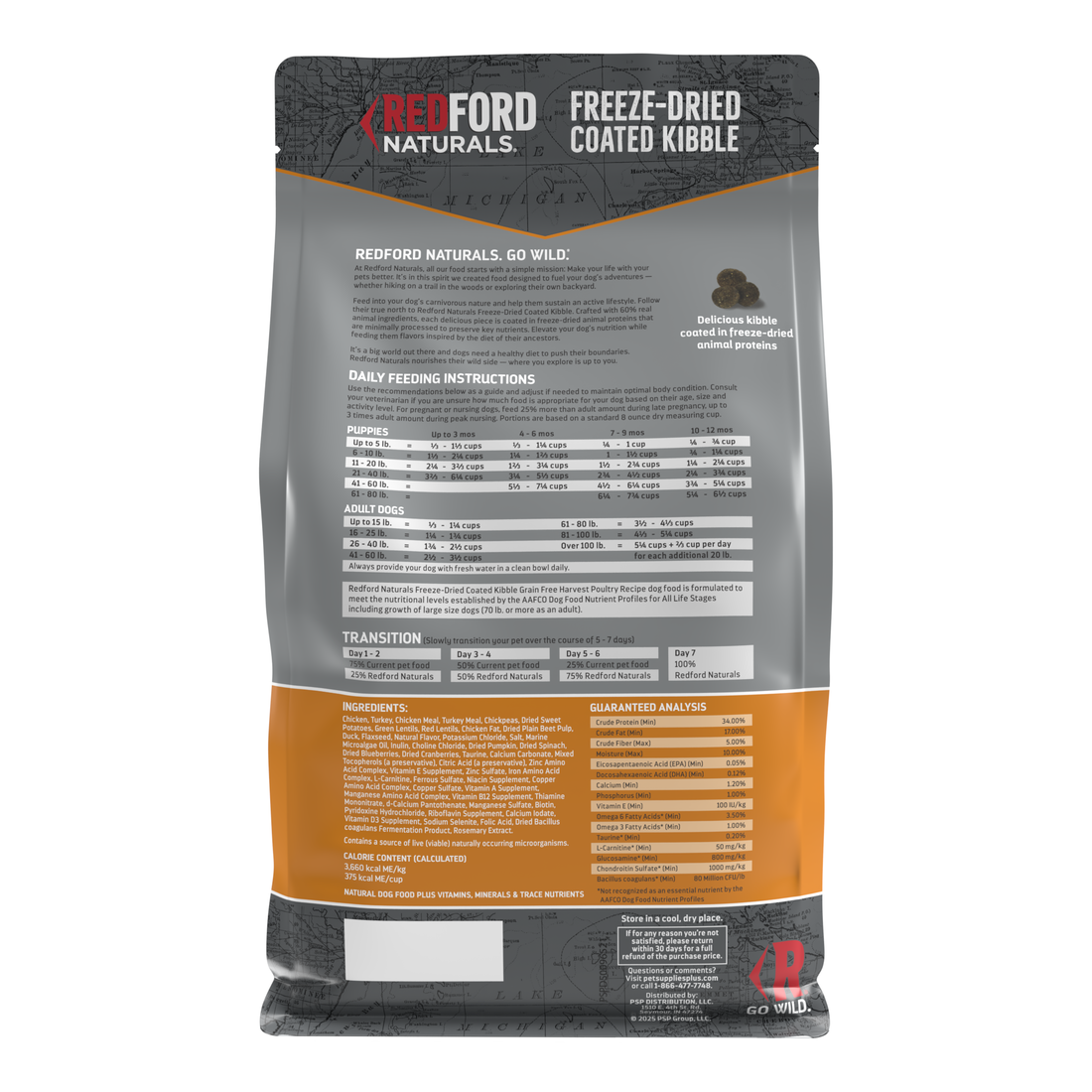 Dog Food Dry Food Redford Naturals Grain Free Freeze-Dried Coated ...