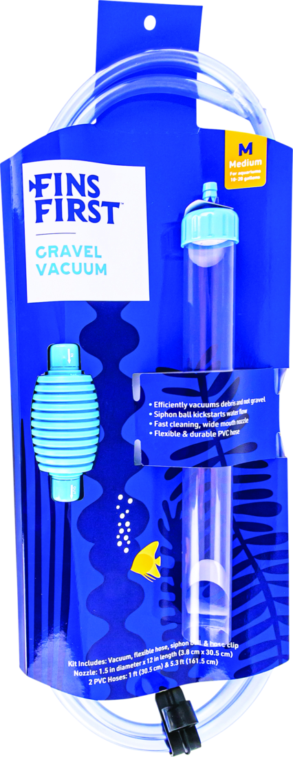 Fins First Maintenance Gravel Vacuum, Medium