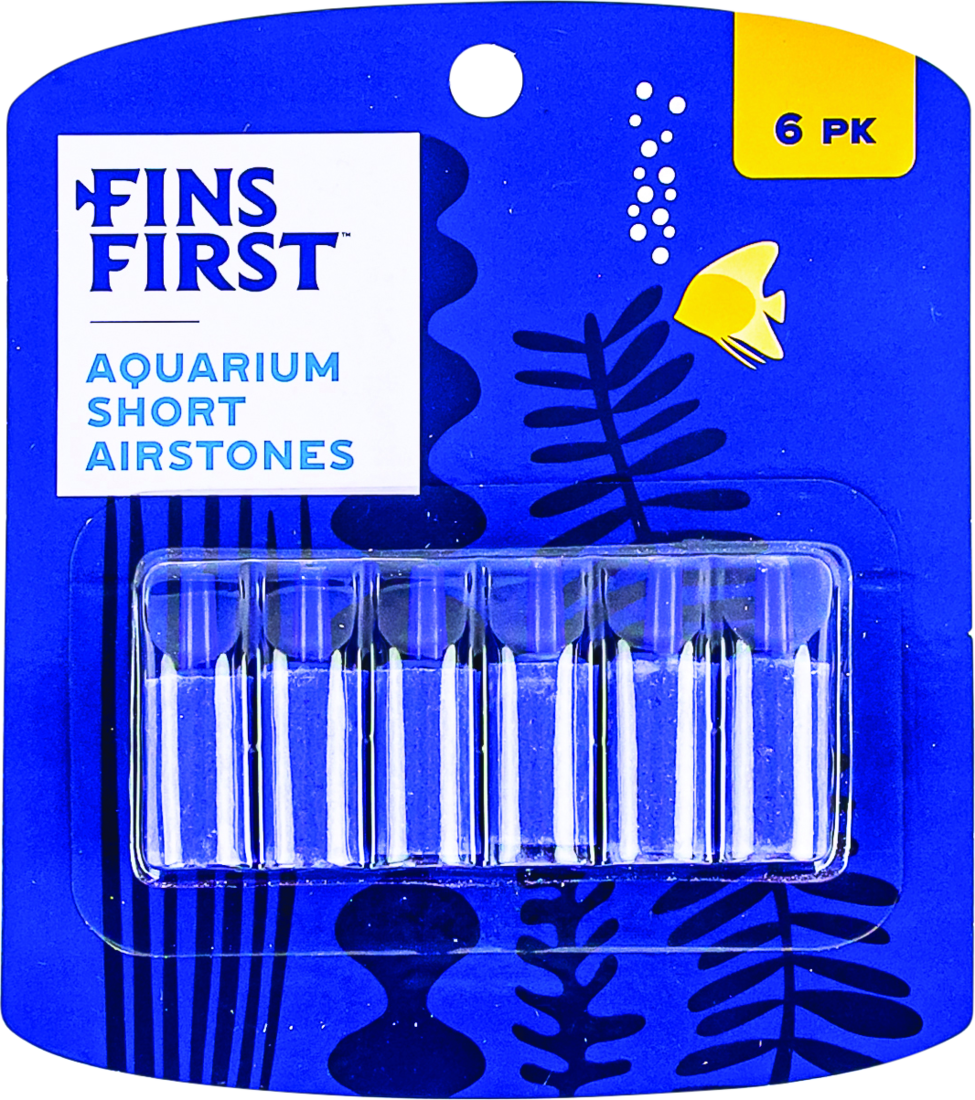 Fins First Air Stone with Nozzle, 6 count