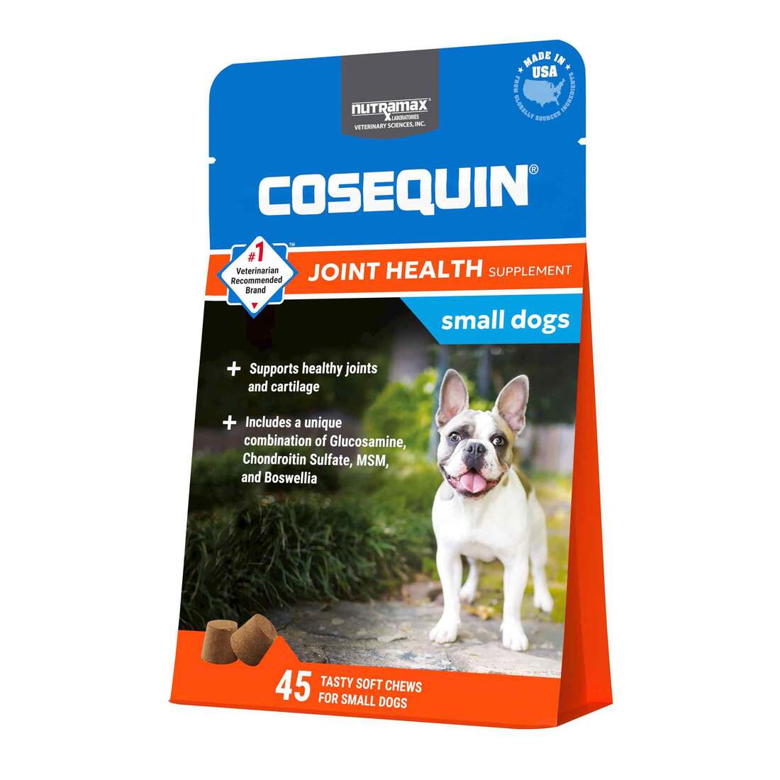 Nutramax Cosequin Minis Joint Health Supplement for Small Dogs, 45 Soft Chews