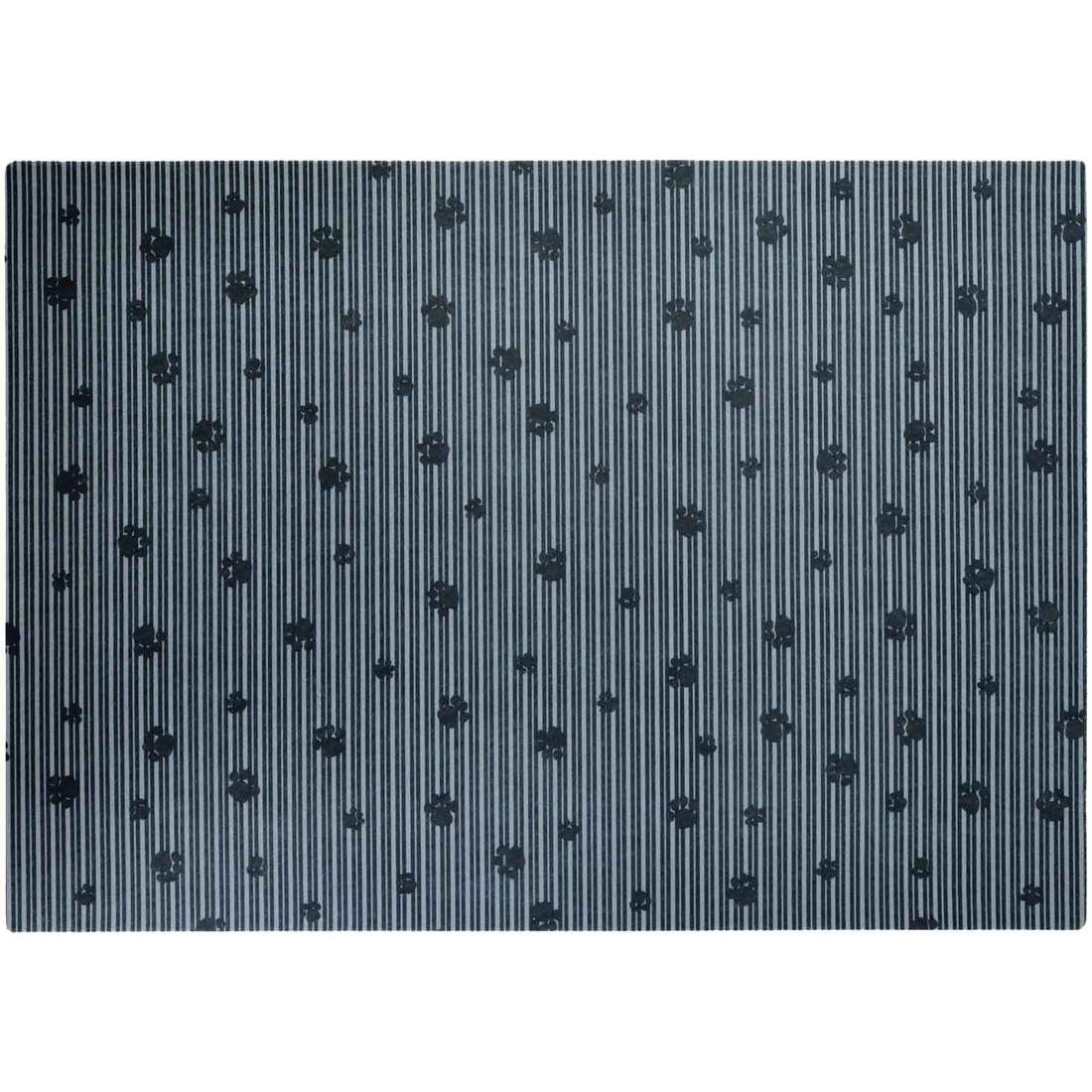 Drymate Cat Litter Mat, Grey Paw Print