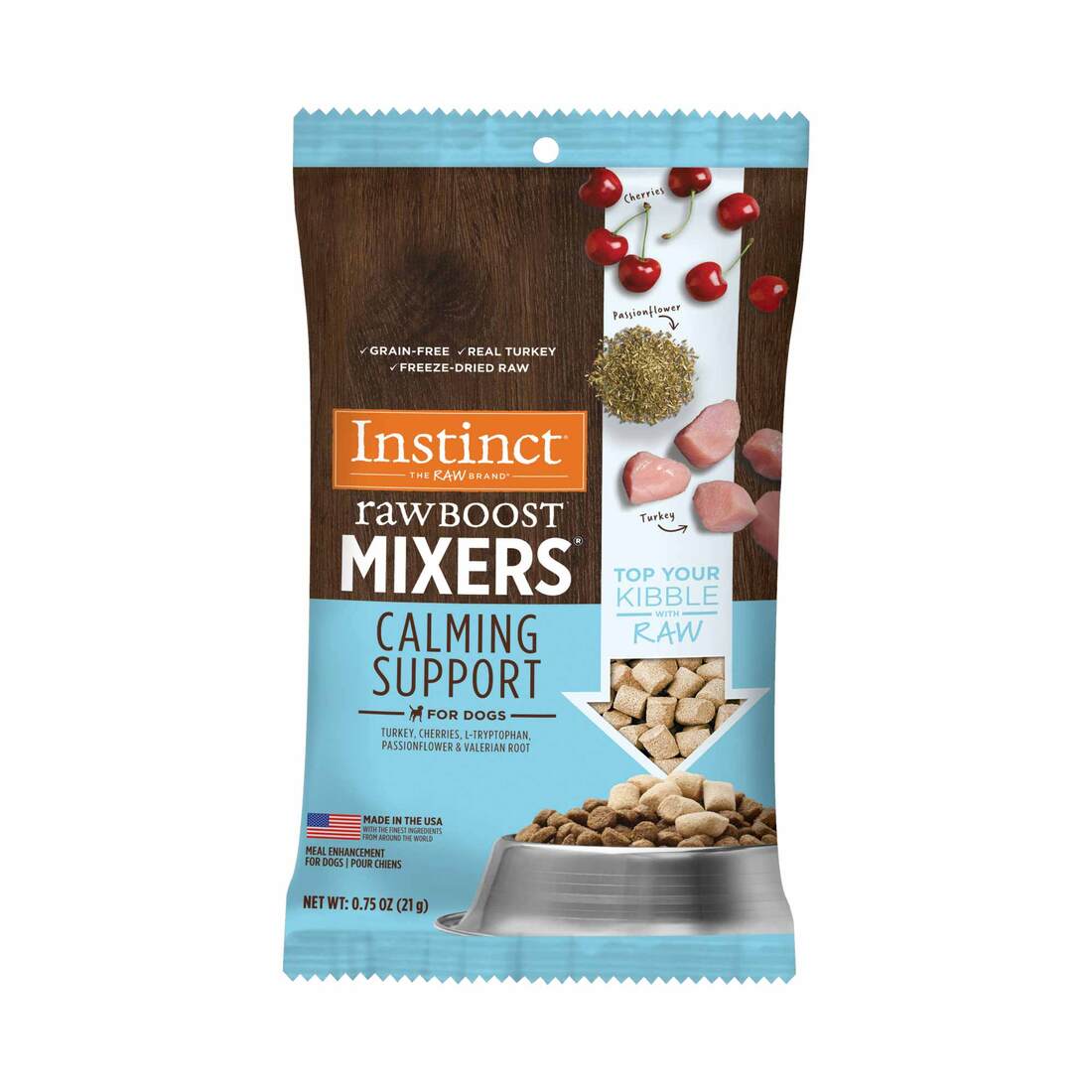 Instinct Raw Boost Mixers Tranquility Freeze-Dried Dog Food Topper, 0.75 Ounces