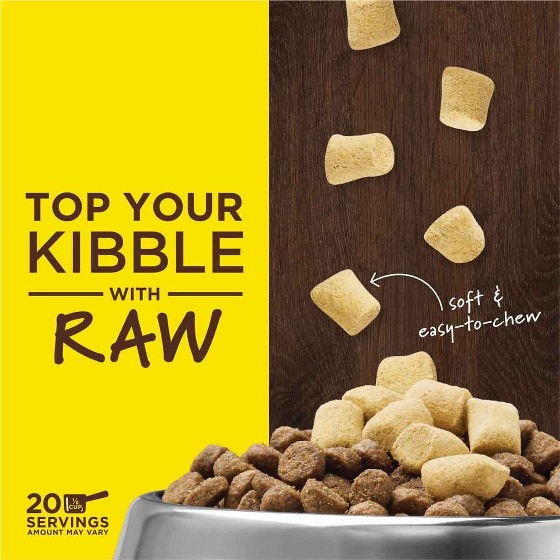Instinct Raw Boost Mixers Healthy Energy Freeze-Dried Dog Food Topper, 5.5 Ounce Bag