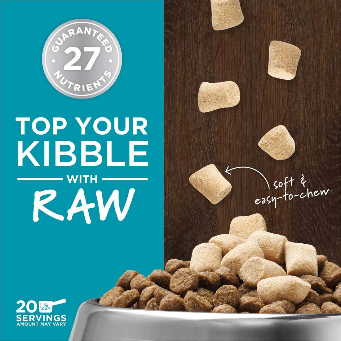 Instinct Raw Boost Mixers Multivitamin for Adult Dogs Freeze-Dried Food Topper, 5.5 Ounce Bag