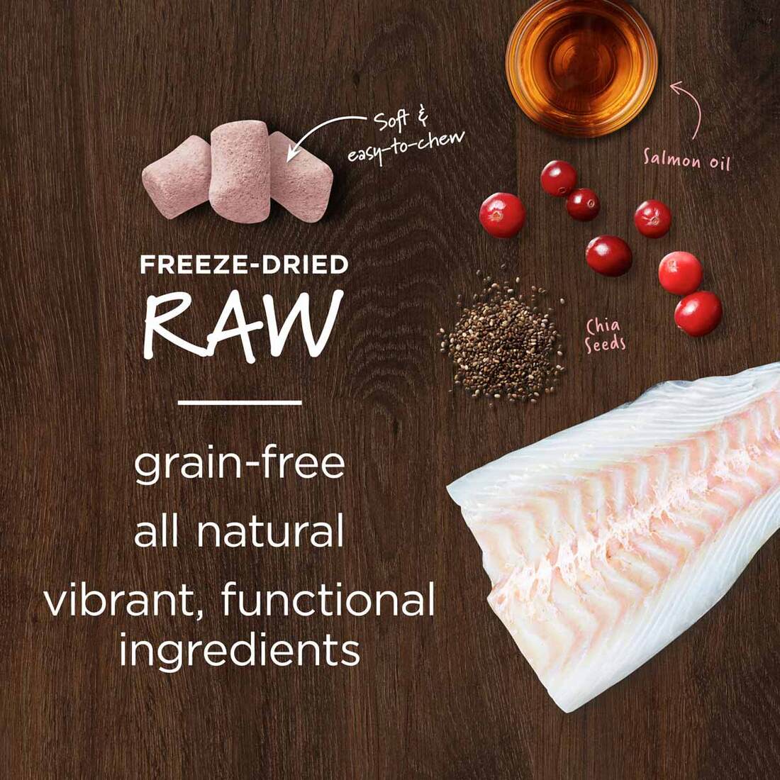 Instinct Freeze-Dried Raw Boost Mixers Grain-Free Skin & Coat Health Recipe Dog Food Topper, 5.5 Oun