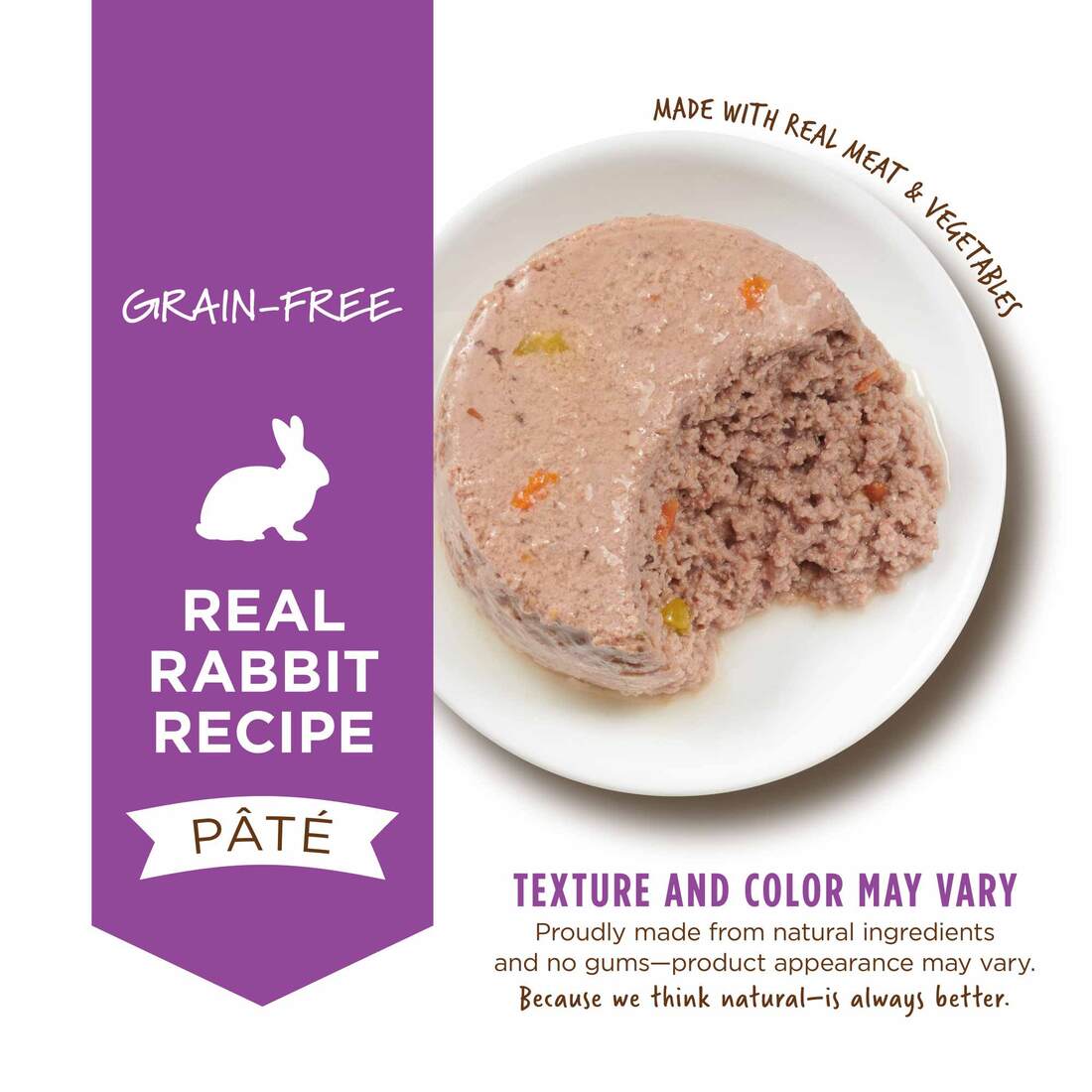Instinct Original Natural Wet Cat Food, Grain Free Real Rabbit Recipe Pâté, 5.5 Ounces
