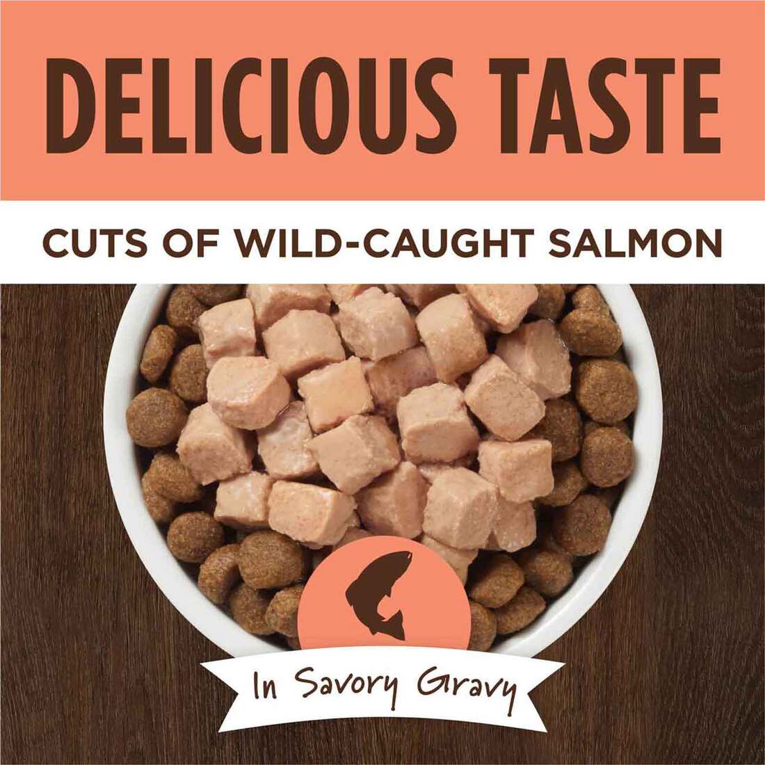 Instinct Healthy Cravings Grain-Free Cuts & Gravy Real Salmon Recipe in Savory Gravy Wet Dog Food To