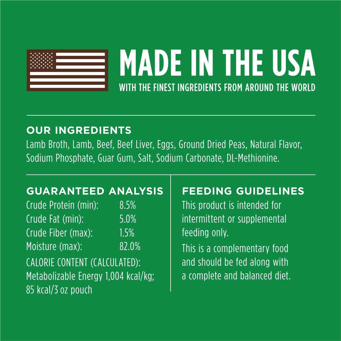 Instinct Healthy Cravings Grain-Free Cuts & Gravy Real Lamb Recipe in Savory Gravy Wet Dog Food Topp