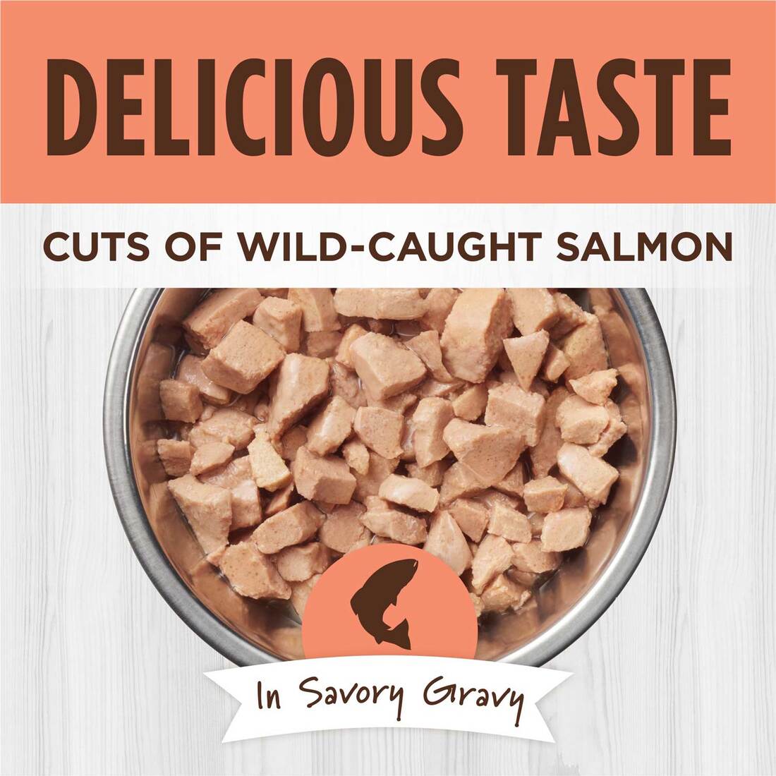 Instinct Healthy Cravings Natural Wet Cat Food, Topper, Grain-Free Cuts & Gravy Real Salmon Recipe, 