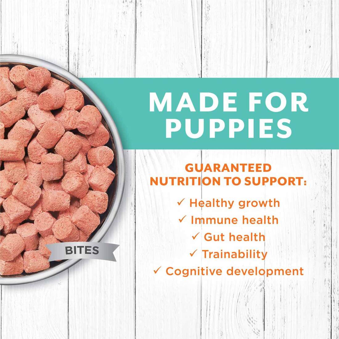 Instinct Raw Longevity Puppy Frozen Chicken Bites Dog Food, 4 Pound Bag - Not Available For Delivery