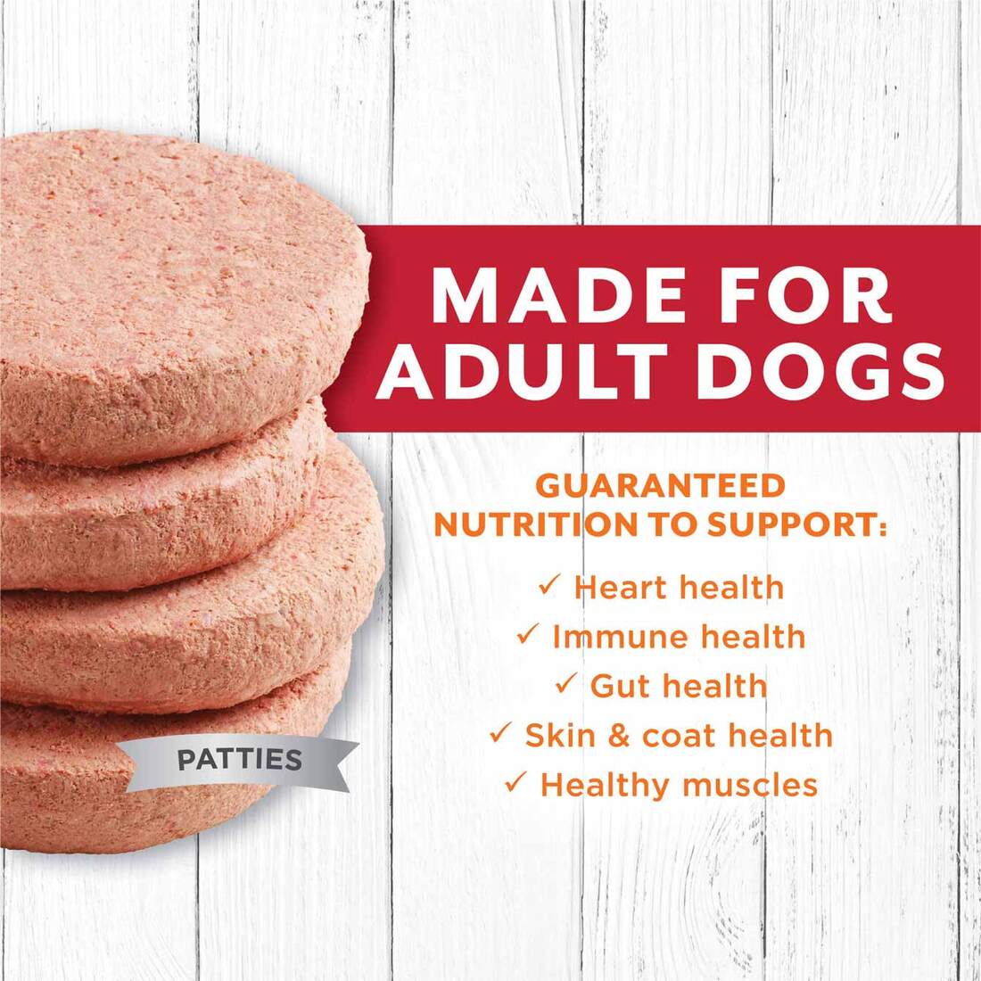 Instinct Raw Longevity Adult Frozen Beef Patties Dog Food, 6 Pound Bag - Not Available For Delivery