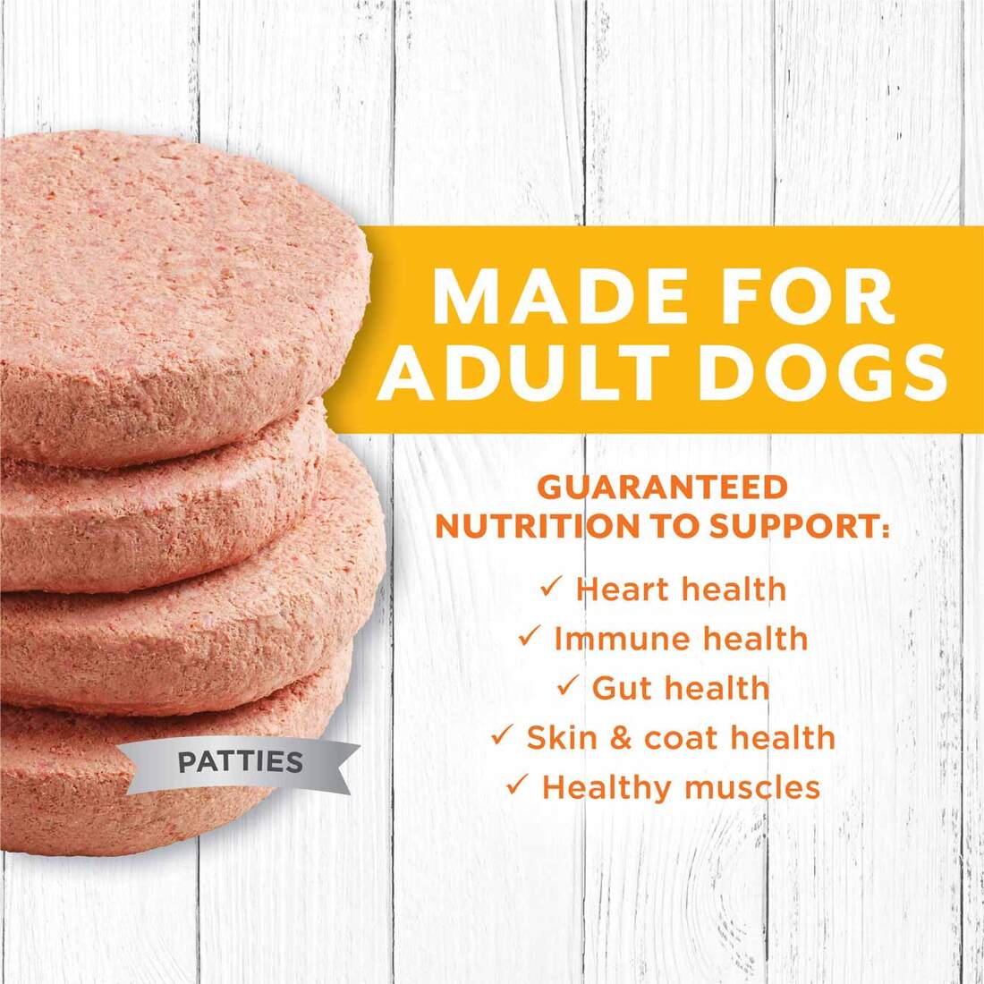 Instinct Raw Longevity Adult Frozen Chicken Patties Dog Food, 6 Pound Bag - Not Available For Delive