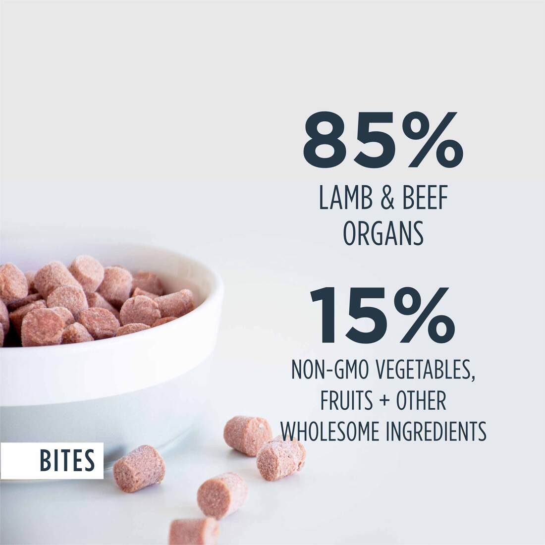 Instinct Dog Food Frozen Raw Bite Grain Free Grass Fed Lamb, 2.7 Pounds - Not Available For Delivery