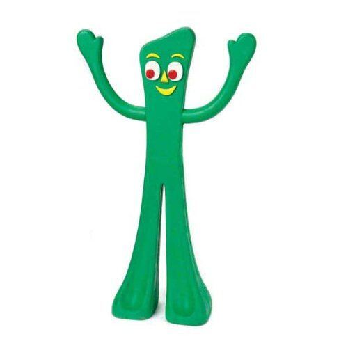Multipet Rubber Gumby Dog Toy, 9 Inches