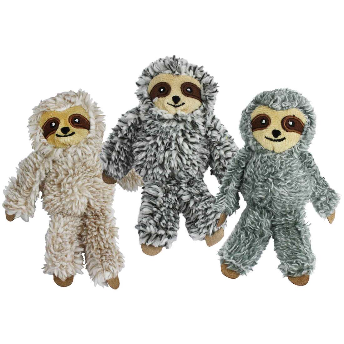Multipet Sloth Cat Toy, Assorted, 5 Inches, 1 Each