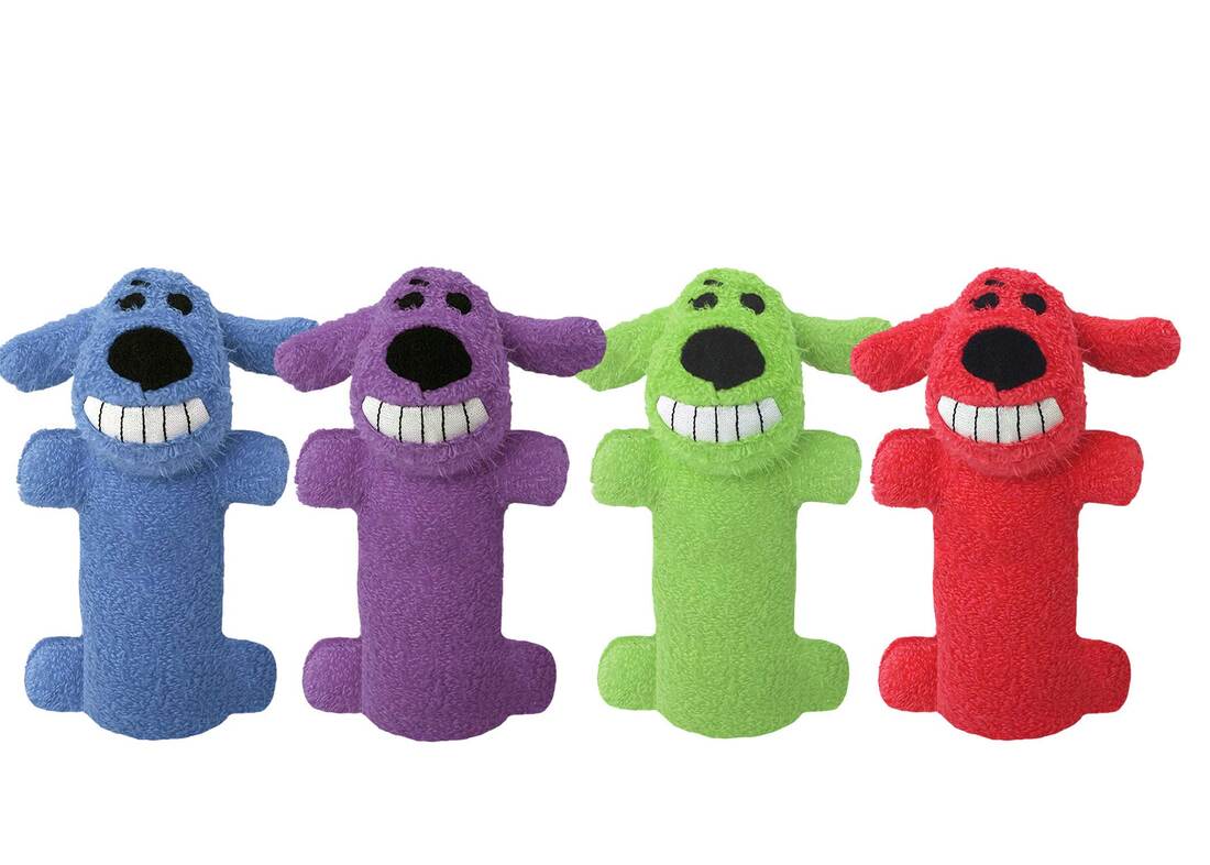 Multipet Loofa Dog Dog Toy, Mini, 6 Inches