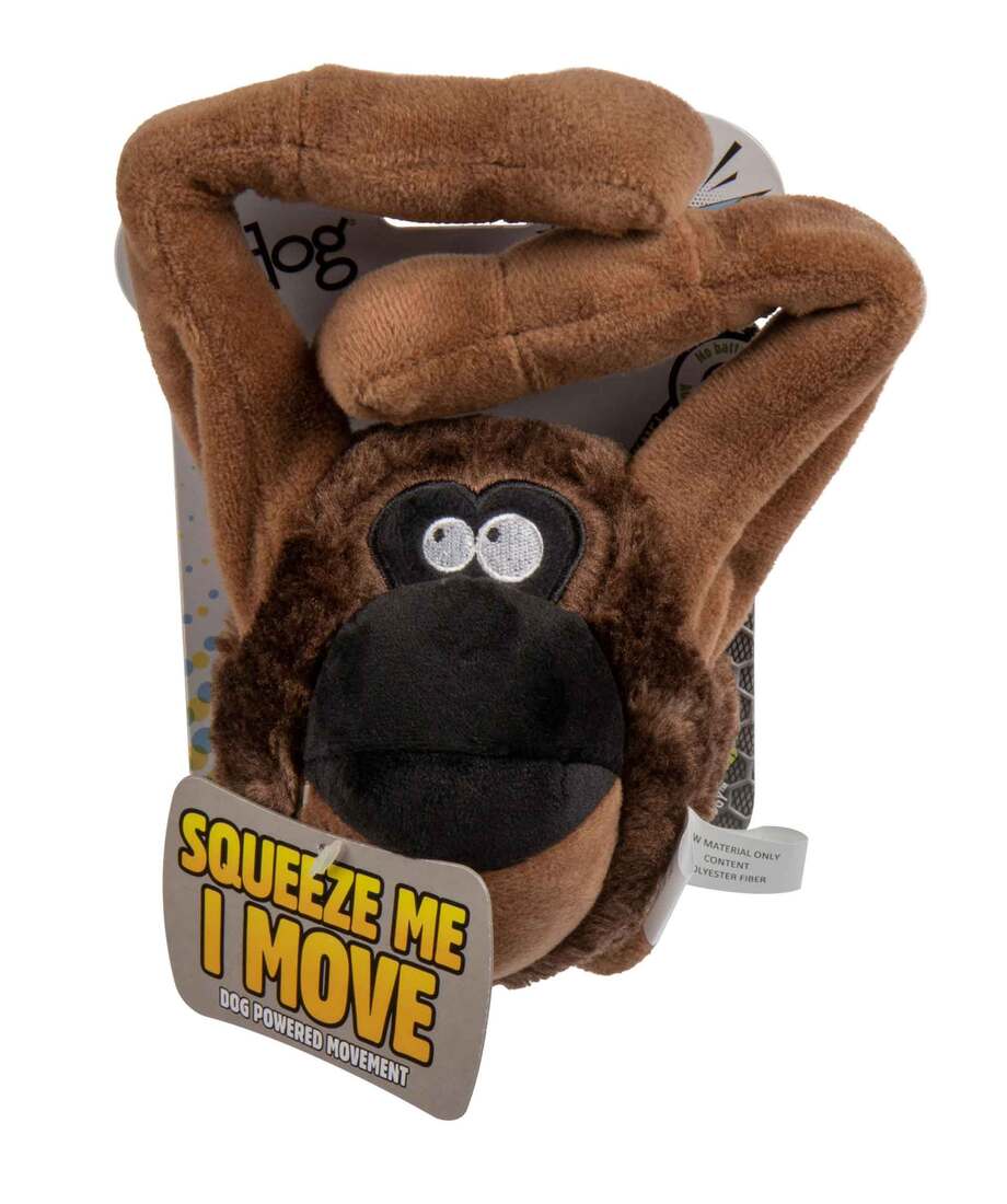 Go Dog Action Plush Ape Dog Toy, 1 Each