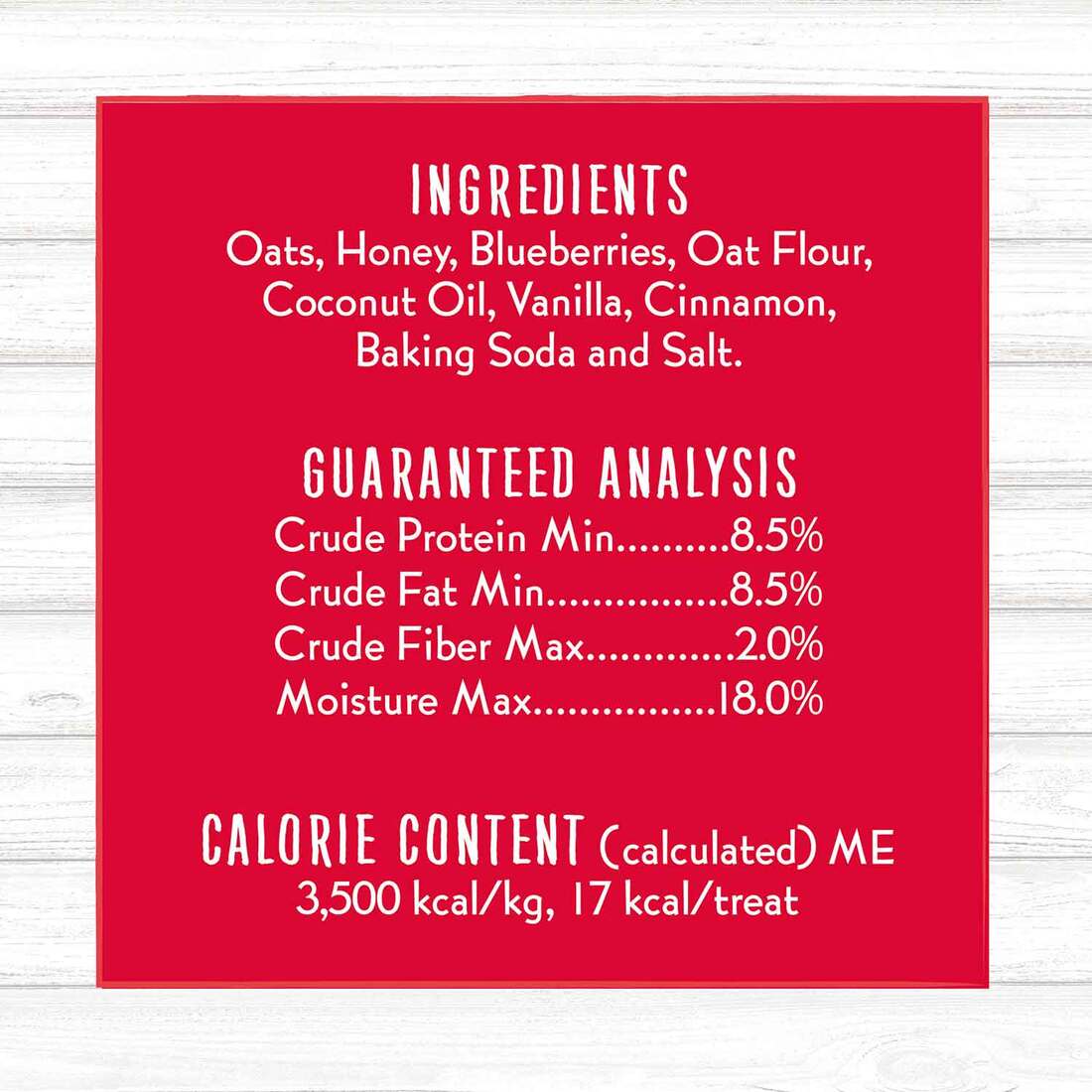 Charlee Bear Bearnola Bites Dog Treat, Blueberry Pie, 8 Ounces