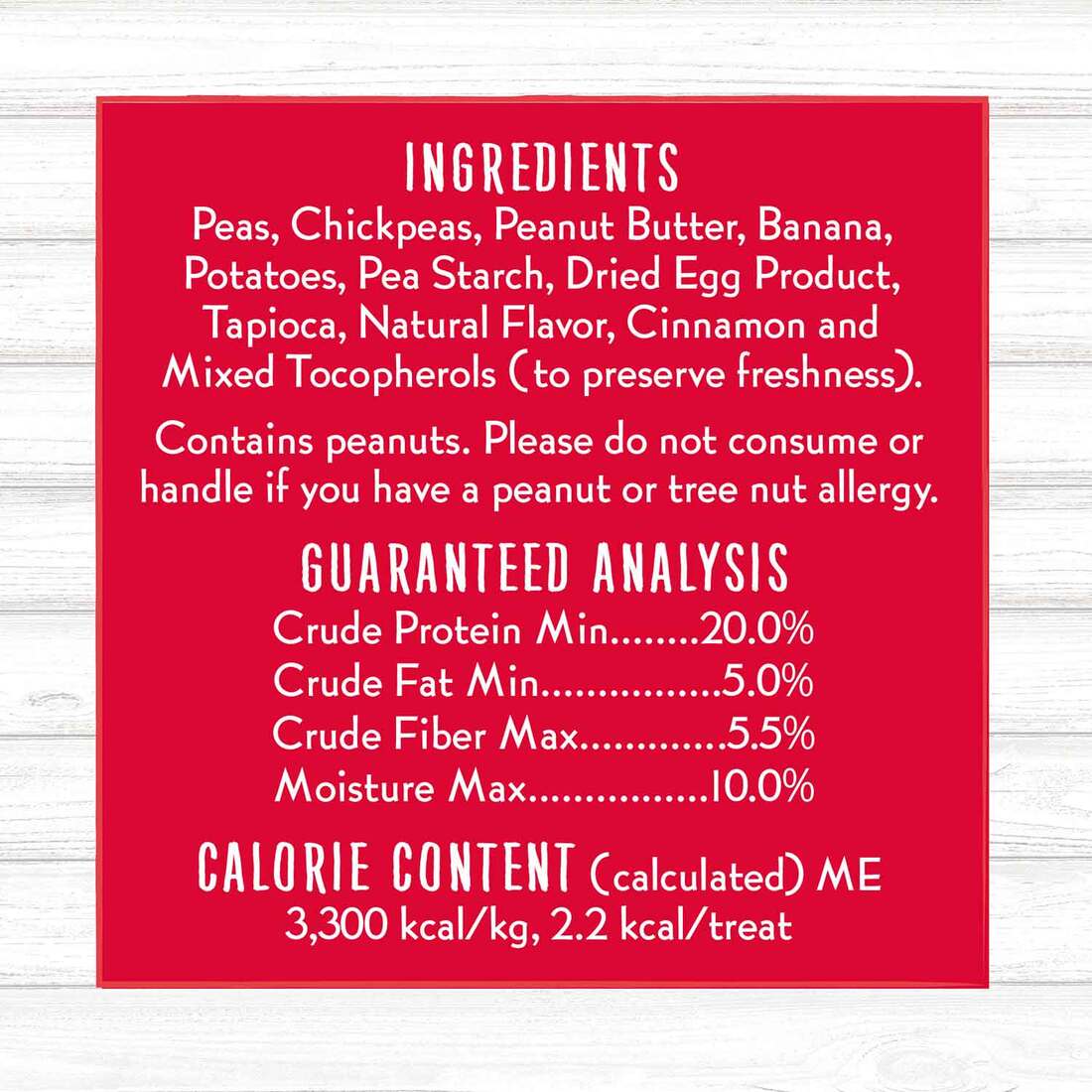 Charlee Bear Crunch Dog Treat, Peanut Butter and Banana, 8 Ounces