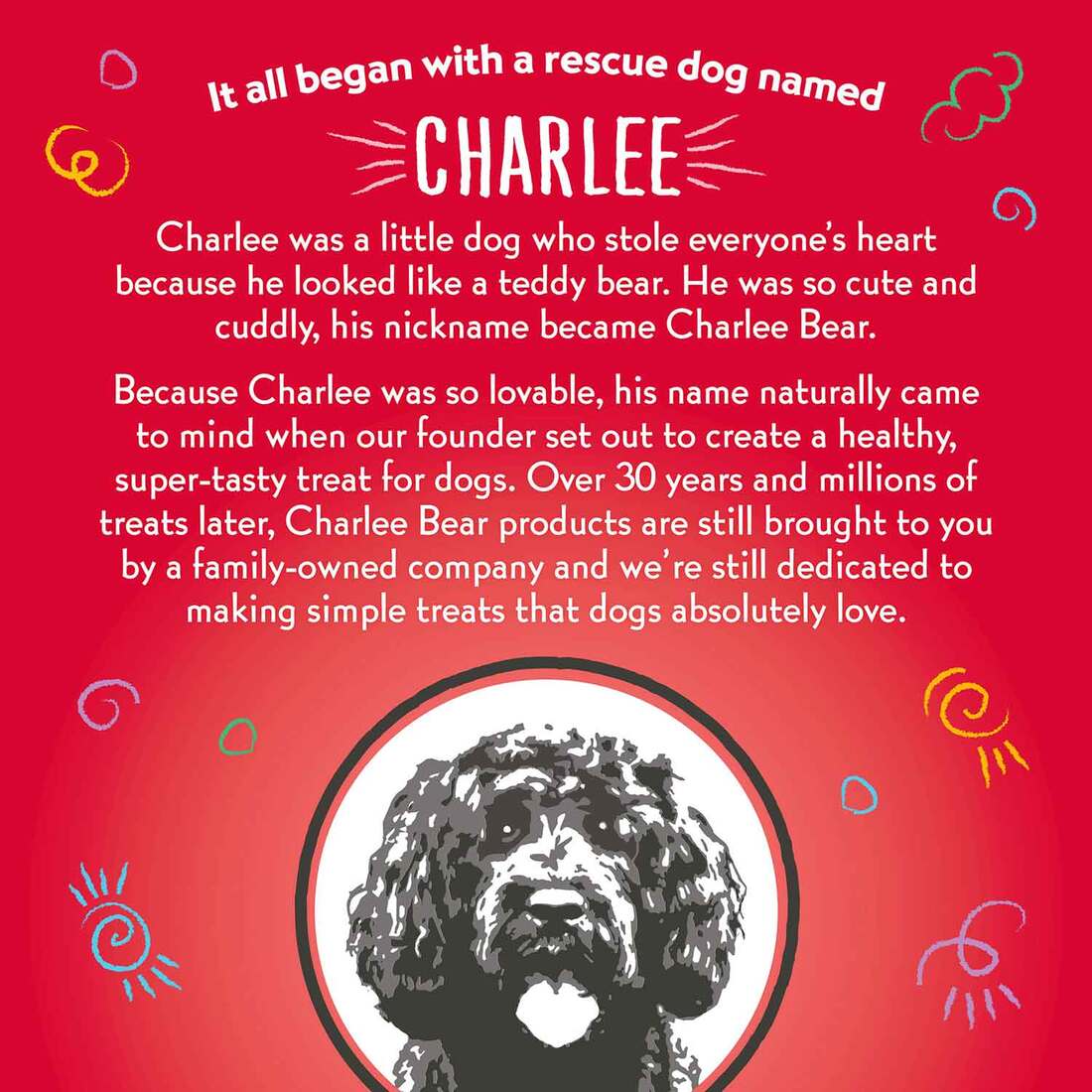 Charlee Bear Crunch Dog Treat, Peanut Butter and Banana, 8 Ounces
