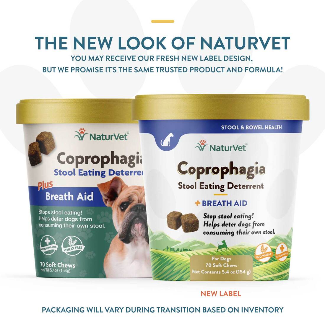 NaturVet Coprophagia Stool Eating Deterrent Plus Breath Aid Dog Soft Chews, 70 Count